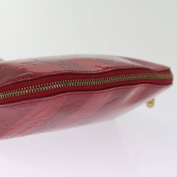 LOUIS VUITTON Vernis Rayure Pochette Cosmetic Pomme D'amour M91721 LV Auth 76184 - Picture 5 of 16